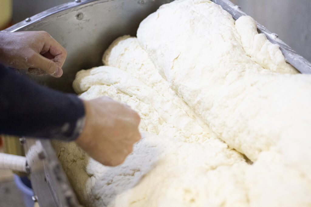 手延べそうめんの製造工程の参考写真（489）