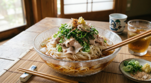 そうめんの栄養を解説するイラスト（522）