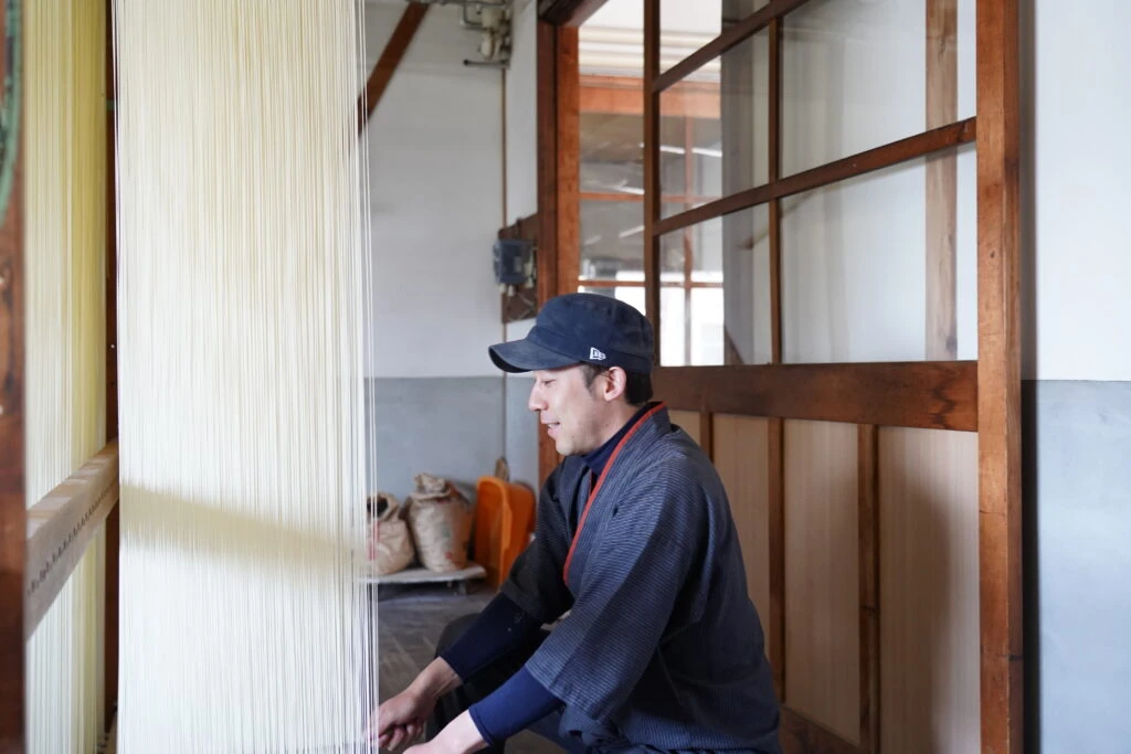 小豆島そうめんのごま油のDSCの写真
